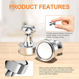 Neodymium magneten, extra sterk, 28 stuks, mini-magneten, 12 x 16 mm, voor magneetbord, steekbord, prikbord, koelkast, kegelmagneten, neodymium magneten, klein, met opbergdoos