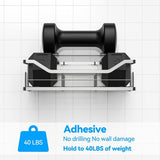 Doucheplank zonder boren, 3 stuks roestvrijstalen douchemand met 4 + 5 haken, grote capaciteit, doucherek voor badkamer, wasruimte, toilet, keuken, douche (zilver)