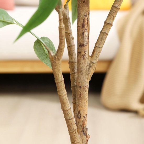 Kunstplanten, 180 cm hoog, eucalyptus kunstplant voor woondecoratie,