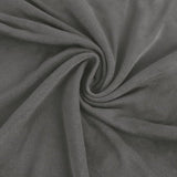 Barpoef Slipcovers met backresthoes, stretch stoelhoes, verwijderbare hoezen voor korte draaistoel, eetkamerstoel, barkruk met achterrest (geen stoelen) (donkergrijs, 4 stuks)