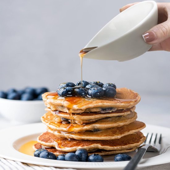 Dip schaaltjes wit keramiek dessertkommen serveerschaal set van 6 - goed voor snacks, dessert, dips en sauzen, granen, ketchup (150 ml/stuks)