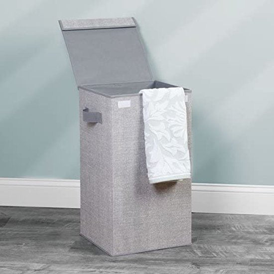 Wasmand - voor badkamer of slaapkamer - opvouwbaar/ook geschikt voor kinderen - grijs
