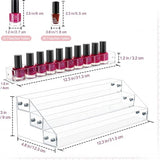 Nagellak organizer nagellak standaard nagellak display nagellak plank acryl nagellak opslag (3 lagen)