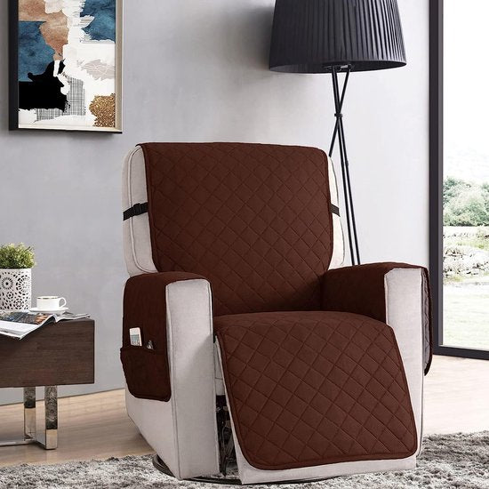 Fauteuilbeschermer voor relaxstoel, fauteuilkussen, anti-vlek stevige ligstoelhoes, sofa gooien bankhoes voor waterdichte meubelhoezen voor honden huisdieren