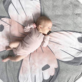 Baby Kruipmat Cartoon Dier Baby Speelkleed Speeldeken Katoen Zacht Slaapkleed voor Baby Kids 90CM (Vlinder)