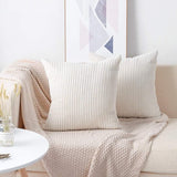 Perfecte afmetingen: elke kussensloop meet 45 x 45 cm. Houd rekening met een afwijking van 1-2 cm, omdat het een handgemaakt product is