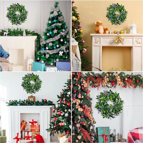 Krans,Groen 14,5 inch (ongeveer 37 cm)