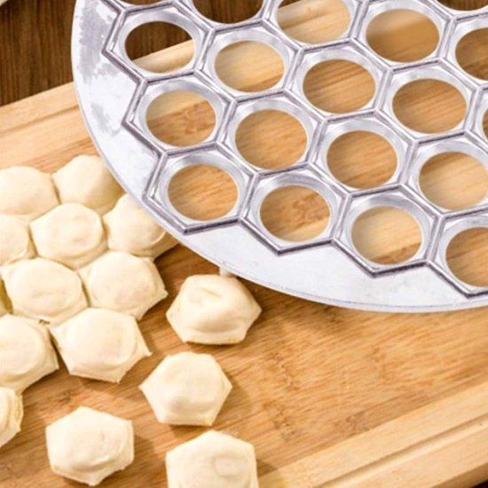 Ravioli-maker, 37 gaten, ravioli-maker, koekjesmaker, ravioli-pers, deegzakken, gereedschap voor het koken en bakken