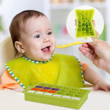 IJsblokjesvorm, 2 stuks ijsblokjeshouders met deksel, ijsblokjesvorm, siliconen, BPA-vrij, voor babypap invriezen, gekoelde dranken en whisky