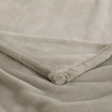 Fleecedeken/knuffeldeken - flanel, extra zacht en warm - kreukbestendig/verkleurt niet, te gebruiken als bedsprei of deken op de bank - 150 x 200 cm - Grijs