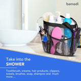 Mesh Shower Caddy Basket/Hanging Portable Shower Tote Bag Mesh Shower Basket - Toiletry Bag Transparent Tote Bag Organiser Toiletry Bag for Hanging - For Women, Women