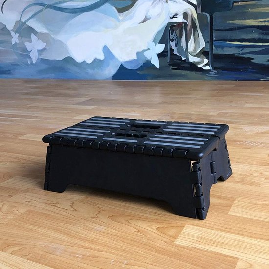 Opstapkruk Draagbare opvouwbare opvouwbare kruk Keukenkruk Opvouwbare opstap Kindervoetenbank Antislipoppervlak en antislipvoeten Klimhulpkruk voor ouderen, kleine kinderen, badkamer, slaapkamer