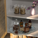 Koelkast, draaiplateau, organizer, rechthoekig, 39,8 cm draaiplateau, koelkastorganizer, draaibaar, kruidenrek, draaibaar voor keukenorganizer