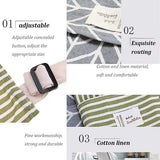 Katoenen keukenschort, 4 stuks, verstelbare schort met zakken, voor dames en heren, om te koken, bakken, schilderen, huishoudelijk werk (blauw, groen, rood, bruin), kleur