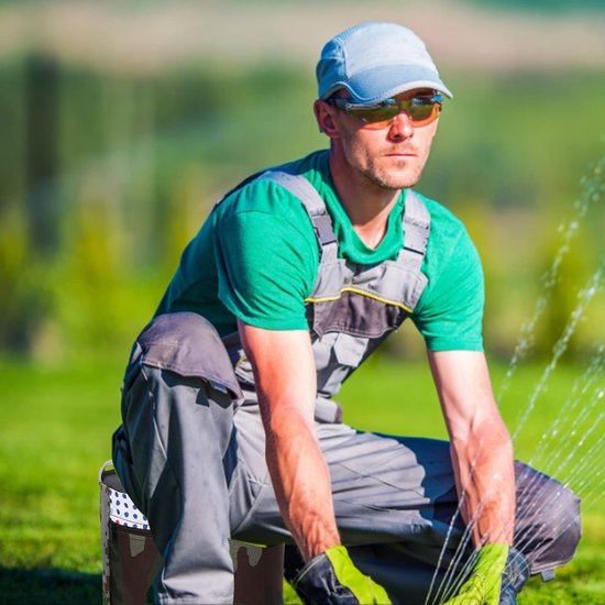 Schuim tuinkruk Draagbare tuinplantenkruk Ottomaanse kruk met tuincamping Willekeurige kleur 18 cm