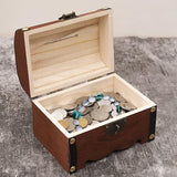 Hoogwaardige materialen: vintage houten schatkisten zijn handgemaakt door timmerlieden van hoogwaardig hout