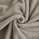 Fleecedeken/knuffeldeken - flanel, extra zacht en warm - kreukbestendig/verkleurt niet, te gebruiken als bedsprei of deken op de bank - 150 x 200 cm - Grijs