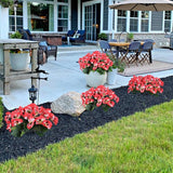 10 bundels kunstbloemen zoals echte balkon kunstbloemen buiten UV-bestendig weerbestendige kunstmatige balkonplanten balkonbloemen voor thuis vensterbank bruiloft decor (rood)