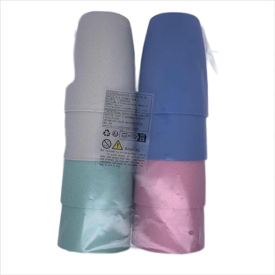 Set van 8 drinkbekers van 350 ml, koffiekopjes voor kinderen en volwassenen, herbruikbare en onbreekbare kopjes voor water, melk, theekopjes, kopjes