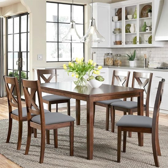 Jacquard Eetkamerstoel Stoelhoezen- Stretch Spandex, Geen rugleuning - Eetkamerstoel Stoelbeschermer Hoes - Verwijderbaar Wasbaar voor hoge bureaustoelen - Antraciet Glad - 4 stuks