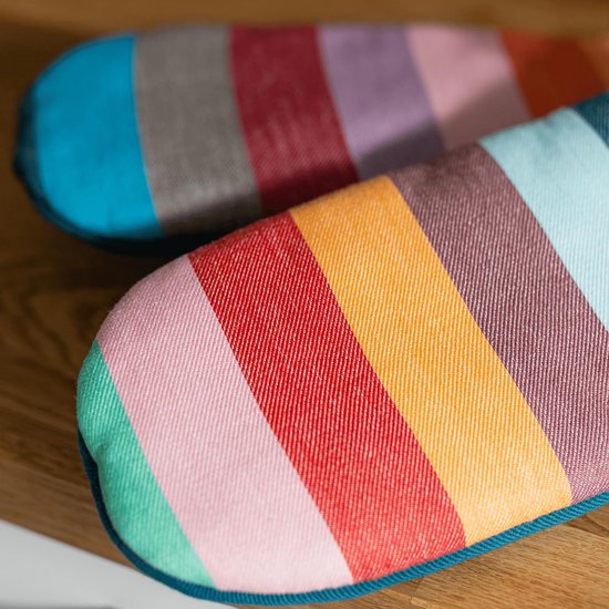Ovenwanten - hoogwaardige ovenwanten van hittebestendig materiaal voor perfecte bescherming in de keuken - kleurrijke set van 2