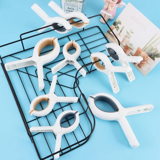 handdoekklemmen, 8 stuks = towel clips, 8 pieces