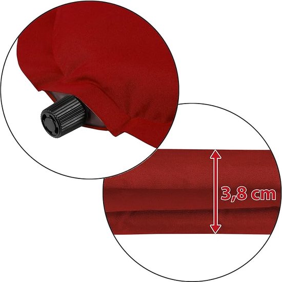 Zelfopblazend campingzitkussen, 40 x 30 x 3,8 cm, thermokussen, isolerend, outdoor zitmat, ultralicht