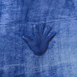 DEKEN, ZACHTE EN WARME MICROVEZEL DEKEN, BONT EFFECT, BLAUW, 130X170 CM