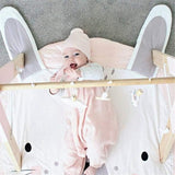 Baby Kruipmat Cartoon - Dier Baby Speelkleed Speeldeken Katoen Zacht Slaapkleed voor Baby Kids - 90CM (Roze Konijn)