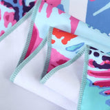 microvezel strandlaken - strandlaken groot 160x80cm -strandhanddoeken zandvrij - sneldrogende en lichte strandhanddoeken. Geschikt voor camping, sportschool, strand.