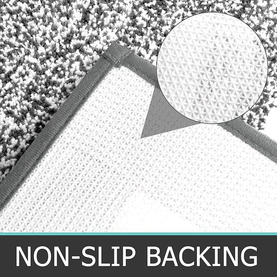 ele Eleoption Badkamerset, antislip badmat, sneldrogend, zacht, waterabsorberend, stijlvol, 3-delig, polypropyleen, zwart, 50 x 80 cm ele Eleoption Badkamerset, antislip badmat, sneldrogend, zacht, waterabsorberend, stijlvol, 3-delig, polypropyleen, zwart, 50 x 80 cm