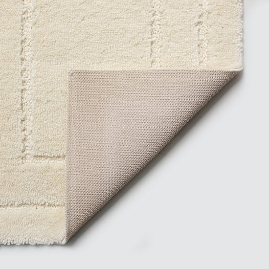 Badmat Toiletmat Creme Antislip Wasbaar Waterabsorberend- 60x90 CM