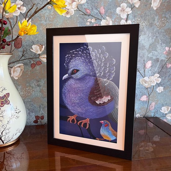 Kinderfotolijst A4, wandmontage, max. 150 vel, kinderkunstwerk, tekening, opbergruimte, zwart