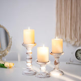 Boltze Kandelaar Tempe (3-delige set, kaarsenhouder van hout metaal, stijlvol design, decoratie eettafel/commode, boho stijl) 4221400