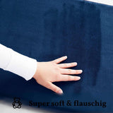 Badmat van traagschuim, antislip badkamertapijt, badkamermat, antislip badmat, douchemat, superzacht en absorberend, wasbaar (blauw, 50 x 80 cm)