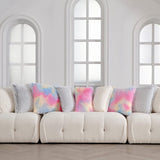 Set van 2 kussenslopen, superzacht, wollig, kussenhoezen, 40 x 40 cm, decoratieve dubbelzijdige pluche bankkussens, knuffelkussensloop, kunstbont, kussen, knuffelkussen, bankkussen, voor bank,