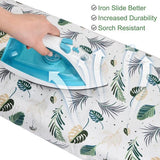 Strijkplankhoes, 120 x 40 cm, voor stoomstrijkijzer, strijkplankovertrek van 100% katoen met extra dikke bekleding voor strijkoppervlakmaten 120-128 x 40-48 cm