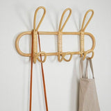 Rotan kledinghaken, wandhaken, garderobehaken, kinderen, vintage, kledinghanger, hout, kledinghaken, deur, badkamer, handdoekhaken, rotan kleding, hangers, kinderkamer decoratie