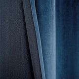 Pauwenblauw 2 panelen, zacht, fluweel, verduisteringsgordijn, thermogordijn, temperatuurinstelling, met oogjes, voor slaapkamer, woonkamer, elegante decoratie, 140 x 175 cm