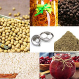 Inblikkende trechter, 2 stuks roestvrijstalen inblikkende trechter met brede opening voor het overbrengen van vloeibare oliepoeder, bonen en jam (klein en groot)