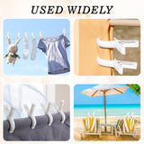 handdoekklemmen, 8 stuks = towel clips, 8 pieces