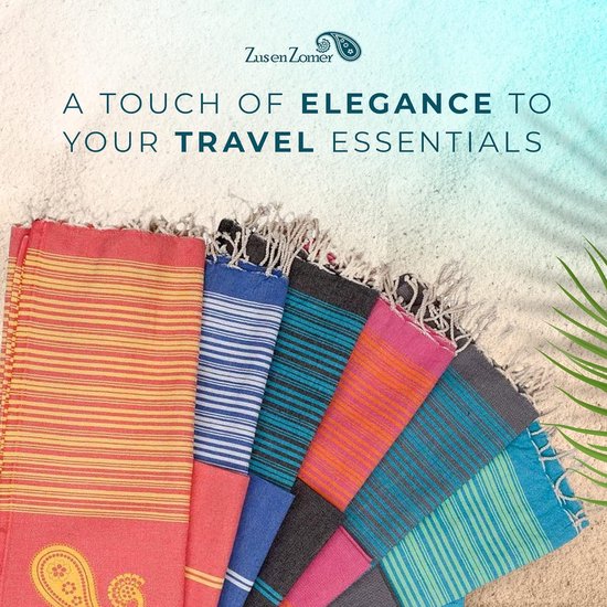 hamamhanddoek, XXL 100x190 cm, voor strand of bad, 100% katoen, handgeweven, exclusief design, 100 x 190 cm