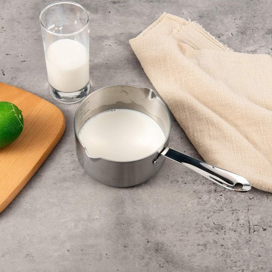 Koffiepot, koffiepot, 18/10 roestvrij staal, Griekse koffiepot, mokapot, botersmeltkan (600 ml)