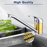 keukenkraan, keukenkraan 360° draaibaar, ééngreeps keukenmengkraan, aanrechtkraan met keramische cartridge, chroom