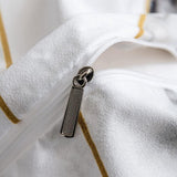 Beddengoed, 200 x 200 cm - zwart, witte bladerenpatroon, dekbedovertrekset, 3-delige set - zachte microvezel dekbedovertrek met verborgen ritssluiting en 2 kussenslopen 80 x 80 cm - XRE