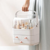 Make-up opslag Cosmetische organisator Cosmetische kaptafel met dekselladen Grote capaciteit (1#)