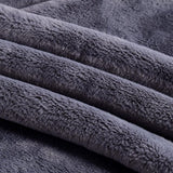 Fleecedeken, 600GSM ultrazachte en warme flits in het licht pluche deken voor slaapbank, herfst, winter en lente, 150 x 200 cm, grijs