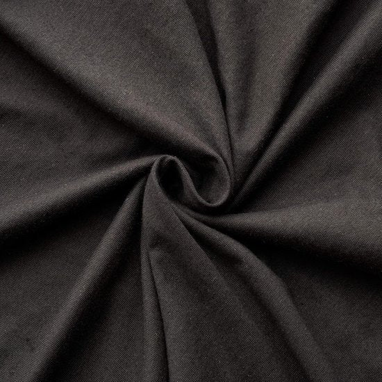 Hoeslakens, 120x200cm, 100% gekamd katoen, 165g/m², bedlaken 120x200 tot 25 cm matrashoogte, jersey, premium kwaliteit, mooie kleuren, zwart, 120 x 200 + 30