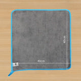 Microvezeldoek, autoverzorging, 4-delige set, luxe microvezeldoeken, polijstdoeken, droogdoek, microvezeldoek, voor het polijsten, wassen, drogen, stofvegen en onderhouden, 40 x 40 cm