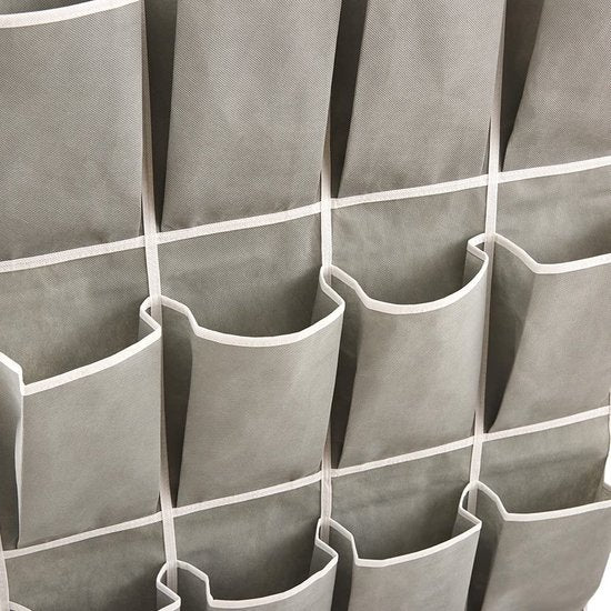 EZOWARE 24-vaks hangende organizer, multifunctioneel hangend over de deur schoenenopberger (set van 2)
